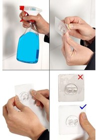 Resim 3 Katlı Krom Yapışkanlı Banyo Rafı, 2 Kancalı Şampuanlık Düzenleyici, Paslanmaz Metal Banyo Askısı - TŞ-03 