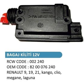 Resim Bagaj Kilit Motoru R9 19 21 Kango Clio Megane - 