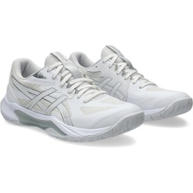 Resim Asics GEL-TACTIC 13 Kadın Beyaz Voleybol Ayakkabısı 1072A118-100 