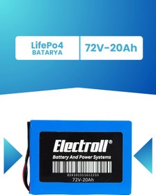 Resim ELECTROLL 72V 20Ah LifePo4 Batarya 