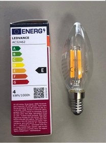 Resim 3 Adet Osram Rustik Led Lamba E14 4w 40w 470 Lümen 2700k Sarı 