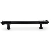 Resim System Siyah 128 mm Çekme Mobilya Kulpu (SY4675 0128 AL6-AL6) 