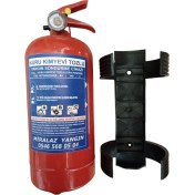 Resim Valentino 2 kg Araç Yangın Söndürme tüpü Askı Aparatlı 4 Yıl Garantili 