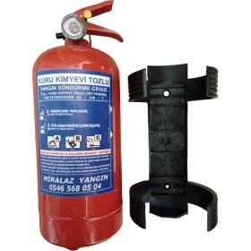 Resim Valentino 2 kg Araç Yangın Söndürme tüpü Askı Aparatlı 4 Yıl Garantili 