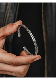 Resim Adonis El Yapımı Oksitli Gümüş Işıklı Kutuda Sevgiliye Eşe Babaya Hediye Bileklik 