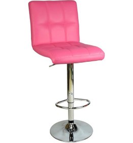 Resim Bürocci Carla Bar Taburesi-Pembe-9503S0120 Çok Renkli 