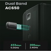 Resim Ugreen Ac650 2.4 Ve 5ghz Dual Band Usb Wifi Alıcı Ağ Adaptörü 