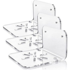 Resim Güvenlik Kameraları, Bebek Monitörleri Ve Daha Fazlası İçin Akrilik Duvar Rafı Seti 3 