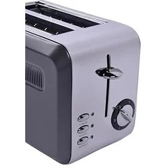 Resim Gem Titan 2 Dilim Ekmek Kızartma Makinesi – 980 W, Paslanmaz Çelik Gövde | Gümüş 