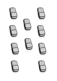 Resim 10 Adet - Akıllı Kodlanabilir Otopark Bariyer Garaj Kepenk Kumandası 433mhz 