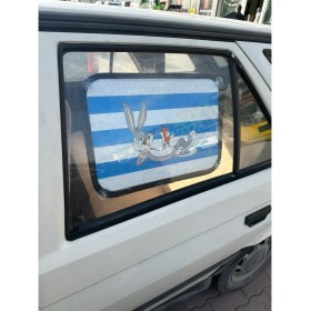 Resim Baskılı Yan Cam Perde Aksesuar ’bugs Bunny’ (Tüm Otolara Uygundur.) 