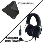 Resim Razer BlackShark V2 USB Enhancer 7.1 Gaming Kulaklık (Mousepad Hediyeli) 