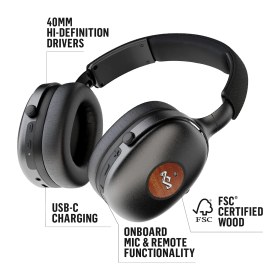 Resim Delixa Marley Positive Vibration Xl Anc Kulak Üstü Gürültü Önleyici Kulaklık Kablosuz Bluetooth - Sürdürüle 