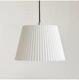 Resim Lotus Pleat Modern Pileli Avize - Minimalist Dekor, Ayarlanabilir Kablo, Ev Aydınlatma Oturma Odası 