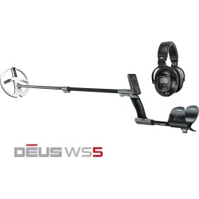 Resim XP Dedektör Xp Deus Dedektör (Ana Ünite, Ws5 Kablosuz Kulaklık ve 22CM Hf Başlık Ile) Siyah 