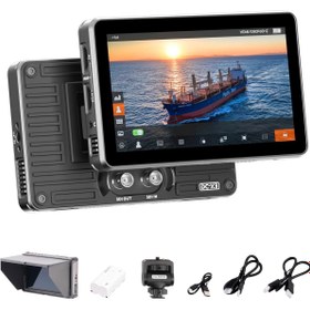 Resim VILTROX DC-X3 6'' HDMI/SDI 2000nit Dokunmatik Kamera Üstü Monitör 