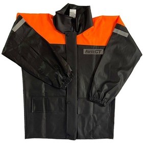 Resim Forte Gt Turuncu Cepli Alt Üst Yağmurluk 1134 Siyah - Turuncu 