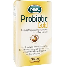 Resim Nbl Probiotic Gold 20 Stick Toz Saşe 