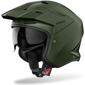 Resim Airoh Kombakt Color Military Green Matt Kask Yeşil 