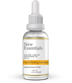 Resim New essentials canlandırıcı&cilt tonu eşitleyici yüz peeling serum 30ml(%20 aha,%2 bha,%1 curcumi̇n) 
