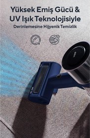 Resim Bldc Motorlu Dikey Kablosuz Şarjlı Led Aydınlatmalı Süpürge Svc-8620 - (UV LED'Lİ Mite Başlık) 