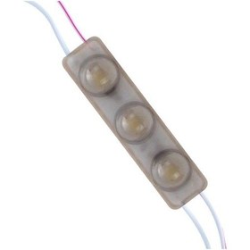 Resim Powermaster 12 Volt 1.5 Watt Soğuk Beyaz Yanıp Sönen Parlak Tek Renk 6916 - 2835 69 X 16 Mm Ip65 160 Derece Modül Led 