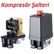 Resim Kompresör Şalteri 3 Yollu 220V Tahliyeli 