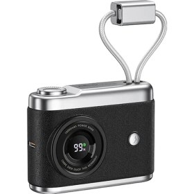 Resim Recci RPB-P66 Pd 20W Hızlı Şarj Özellikli Type-C & Lightning Kablolu Powerbank 22.5W 10.000MAH Siyah 