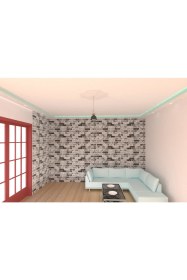 Resim Motifpiyer Lamba Tavan GÖBEĞI-DÜZ4K-MODEL-ES-KOSE-KARE-56CM-2ADET 