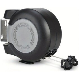 Resim Dream011 1 Adet Duvara Monte Çiftli Katlanır Çamaşır Kurutma İpi, 1181.1 İnç Kurutma Alanı 