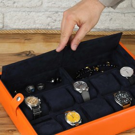 Resim Turuncu Saat Koleksiyon Kutusu 