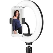 Resim Ebitda 8 Led Halka Işık - 72 Led'li, 10w, 2700-5500k Renk, Dimmable, Telefon Tutucu 