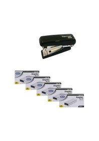 Resim Temat Mini Zımba Makinesi Siyah 6050 + 5 Adet Tel 