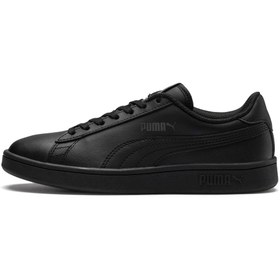 Resim Puma SMASH V2 L JR Siyah Erkek Çocuk Sneaker Ayakkabı 100346457 