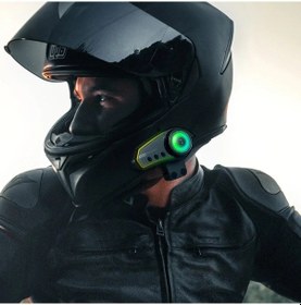 Resim Bt35 Motosiklet Bluetooth Kulaklık Kask Interkom Kurye İçin Uygun 
