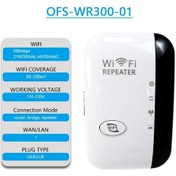 Resim Optfocus 2.4g 5g Wifi Tekrarlayıcı 2 Lan 300 1200 Mbps Yönlendirici Repetidor 4 Ofs-wr300-01 Ab Fişi 