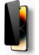 Resim iPhone 14 Plus Uyumlu (14 Plus) Privacy Gizleyen Hayalet Temperli 