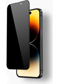 Resim iPhone 14 Plus Uyumlu (14 Plus) Privacy Gizleyen Hayalet Temperli 