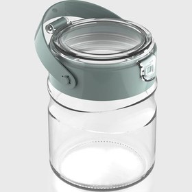 Resim Renga Mono 900 Ml Yeşil Kapaklı Cam Kavanoz 131064 Yeşil 