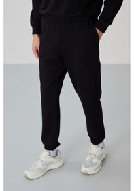 Resim Tommy Life 85120 Casual O Yaka Lastik Paça Pamuklu Oversize Erkek Eşofman Takımı - Siyah 