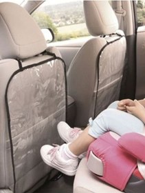 Resim Araba Koltuk Arkası 1 Adet Koruyucu Kılıfı Şeffaf 