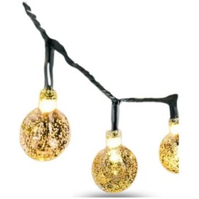 Resim Büro Ev Ofis Yazlık İçin 5mt Sarı Opak Solar Top Led Işık Lamba Şerit Aydınlatma Diğer 