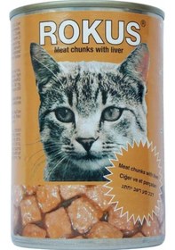 Resim Rokus Ciğerli Konserve Yetişkin Kedi Maması 410 G 
