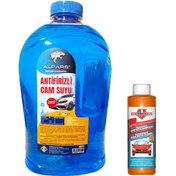 Resim Alpars Oto Cam Suyu 2,5 Lt Antifrizli Cam Suyu - 25 Derece Kokulu Cam Suyu Sabun Hediyeli 