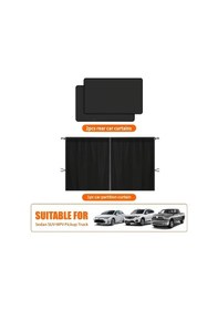 Resim Dashanshop Hafif Manyetik Araç Perdesi Seti Orta 2+arka 2 Parça Güneşlik Ve Gizlilik 