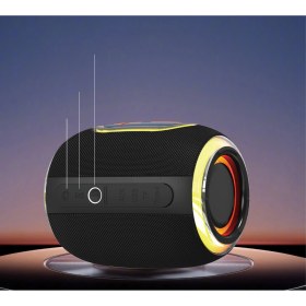 Resim Rova RV-SH903 Taşınabilir Bluetooth Hoparlör - 5W Çıkış Gücü, LED Işıklı, Usb/aux Girişli, 1500MAH Batarya 