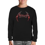 Resim Metallica - All Metal Logo Siyah Çocuk Sweatshirt 