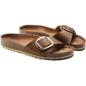 Resim Birkenstock 1006525 Madrid Big Buckle Kadin Terlik Kahve 