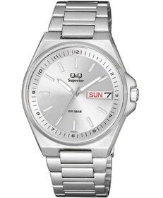 Resim Saat Qq Marka Takvimli Erkek Kol Saati Metalik 