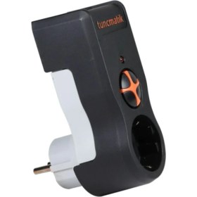 Resim Tunçmatik TSK19020 1li Enerji Koruma Powersurge 1li Siyah Priz 1050 Joule 